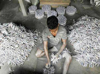 First crack in the firecracker industry to curb child labour