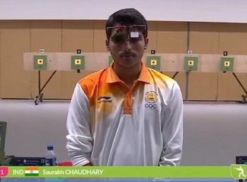 Saurabh Chaudhary bags Gold, Abhishek Verma clinches Bronze in Men’s 10m Air Pistol