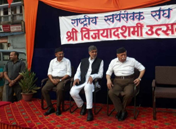 Nobel laureate Kailash Satyarthi attends RSS's 'Vijaya Dashami' function in Nagpur as chief guest