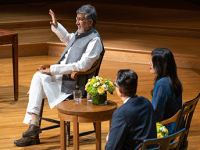 Nobel laureate Kailash Satyarthi calls on Harvard community to help fight child labor